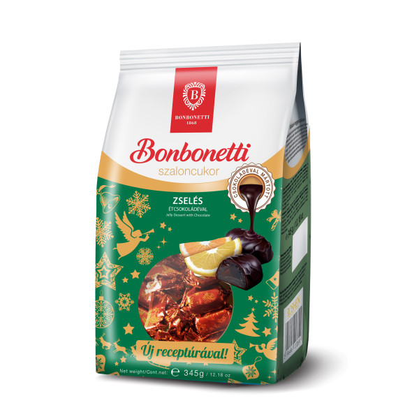 Bonbonetti szaloncukor 345 g zselés, étcsokoládéval | Rubik kocka