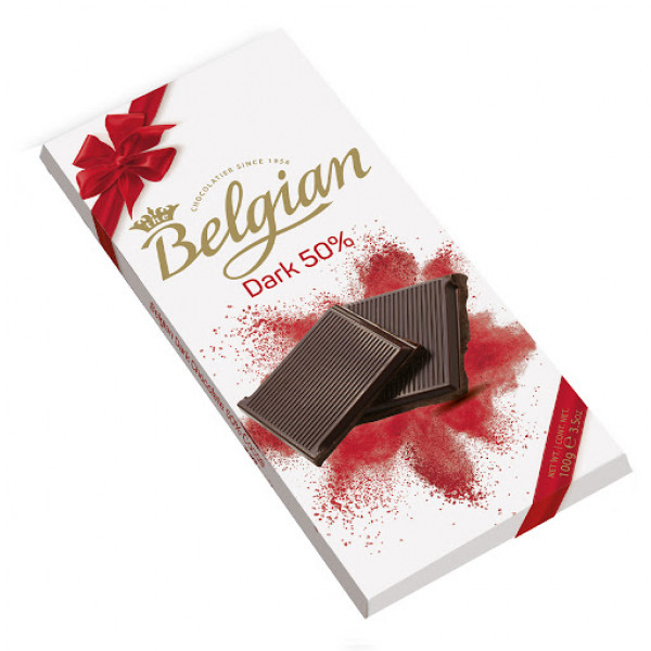 Belgian 50% Cacao étcsokoládé | Rubik kocka