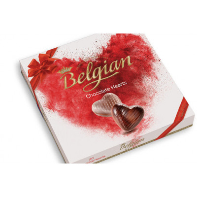 Belgian Hearts Hazelnut szívdesszert