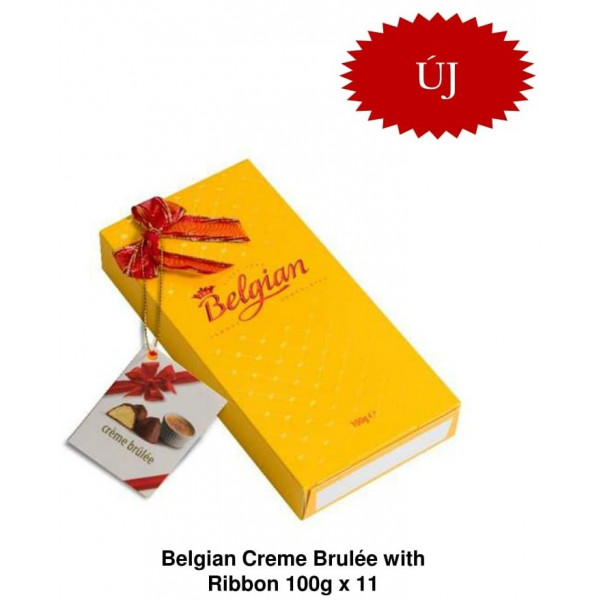 Belgian Creme Brulée with Ribbon | Rubik kocka