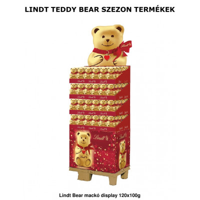 Lindt Bear mackó display | Rubik kocka