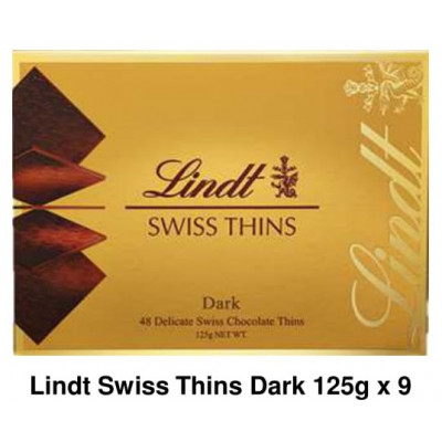 Lindt Swiss Thins Dark | Rubik kocka