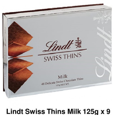 Lindt Swiss Thins Milk | Rubik kocka