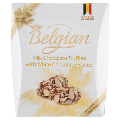 Belgian trüffel fehércsokoládés reszelékkel | Rubik kocka