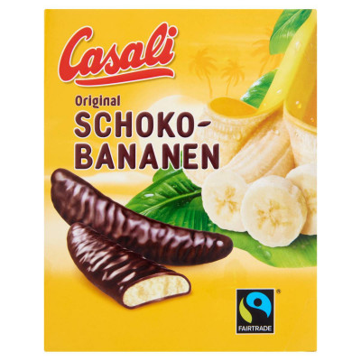 Casali Original habosított banánkrém csokoládéba mártva | Rubik kocka