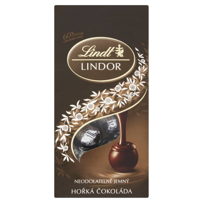 Lindt Lindor extra étcsokoládé finom krémes töltelékkel