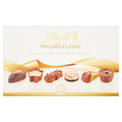Lindt Pralinés Classic töltött csokibonbon keverék tejcsokoládéból