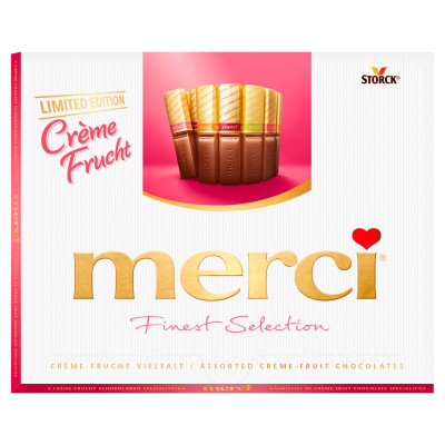 Merci Finest Selection 4 gyümölcskrémes csokoládékülönlegesség
