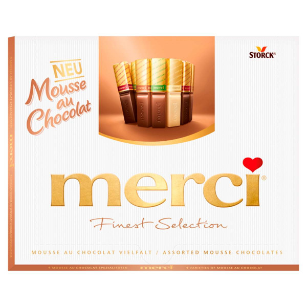 Merci Finest Selection 4 habkrémes csokoládékülönlegesség | Rubik kocka