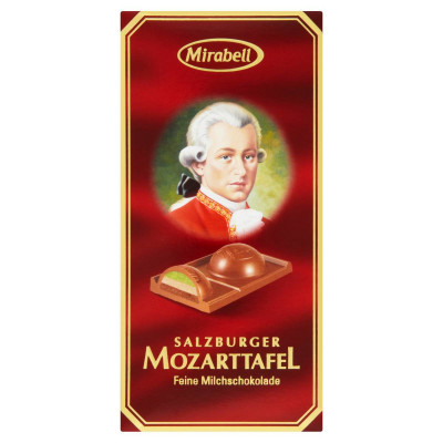 Mirabell Salzburger Mozarttafel tejcsokoládé mogyoróskrém és marcipán töltelékkel